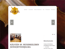 Tablet Screenshot of musiikkileiri.fi